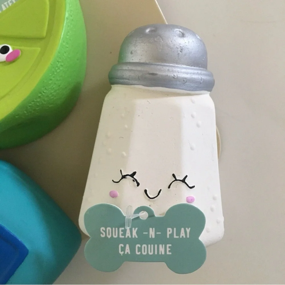 Dog Toys 3 Squeaky Latex “Save Water Drink Tequila” Salt, Lime NEW | Fringe